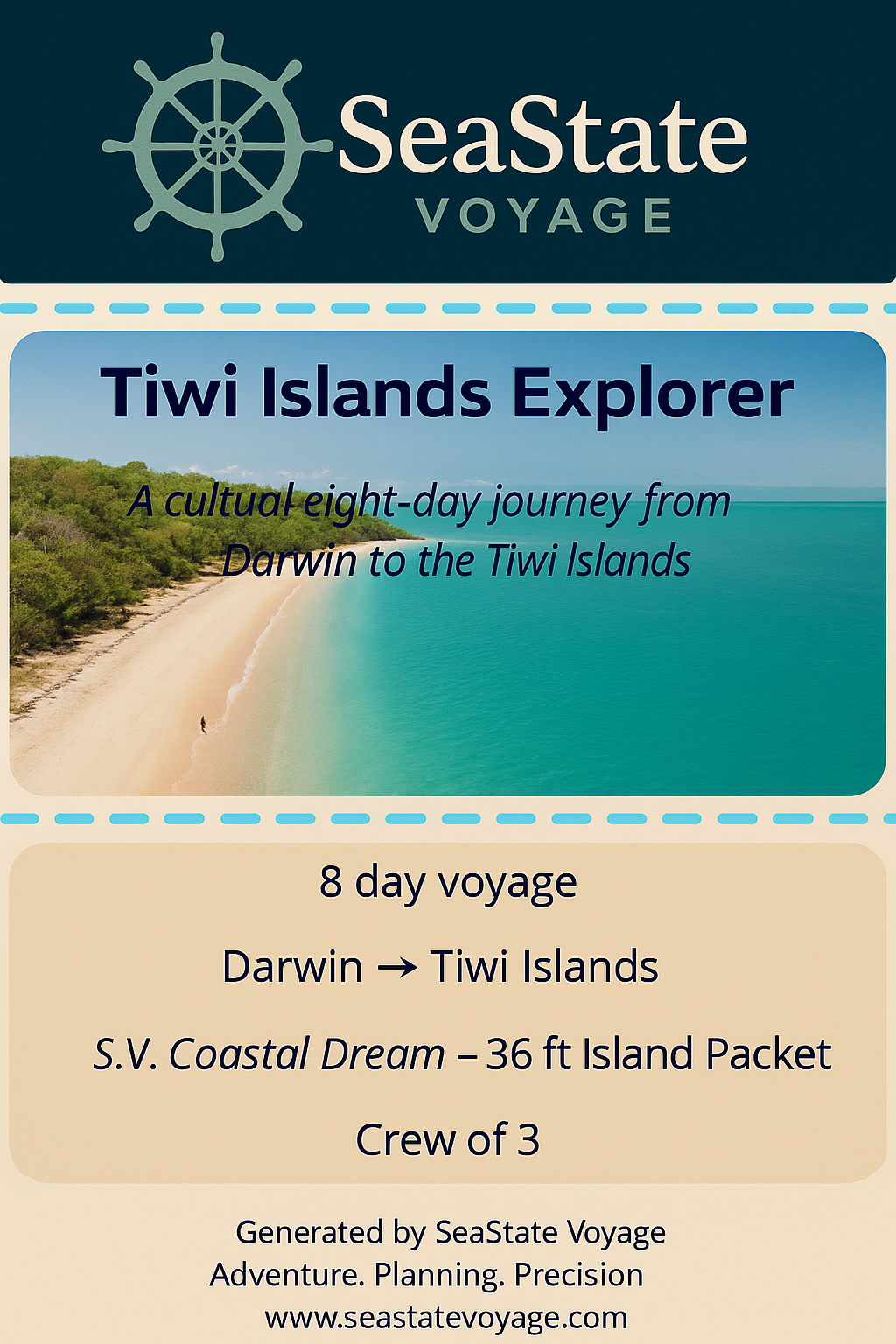 Custom Voyage Plan — Built For Your Route